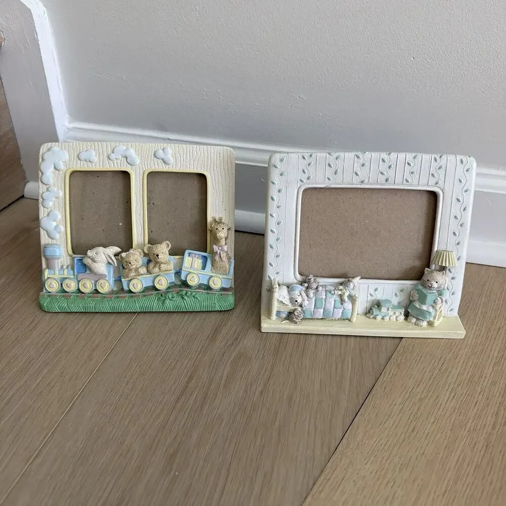 Vintage Set Of Two 90’s Nursery Child Photo Frames